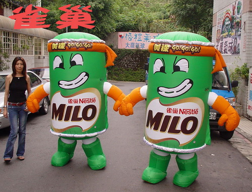 big inflatable cartoons